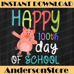 dab pig cute farm animal happy 100th day of school png