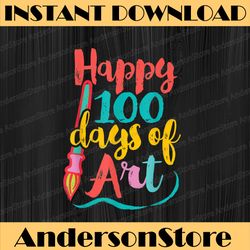 art teacher 100 days of school - 100 days of art png