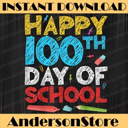 Happy 100th Day Of School PNG
