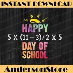 math teacher happy 100th day of school equations png