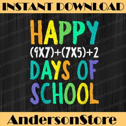 happy 100th day of school png math formula teacher student