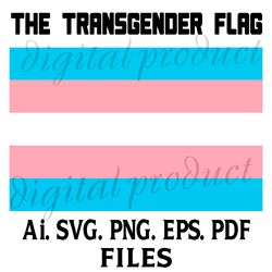 transgender flag vector graphic svg.png.ai.eps.pdf download digital sublimation file