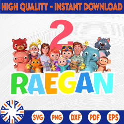 cocomelon personalized name and ages, cocomelon family png, coco melon png, cocomelon printable cocomelon birthday png