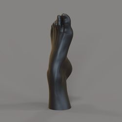 3d model of a foot for 3d printing
