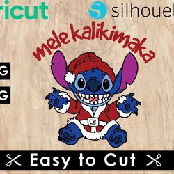 lilo and stich christmas svg files, lilo stich svg files, vector png images, svg cut files for cricut, clipart bundle