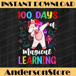 100th day of school unicorn girls 100 days of school teens png