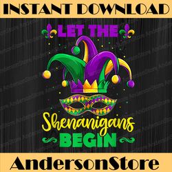 let the shenanigans begin mardi gras mardi gras festival, louisiana party, happy mardi gras png