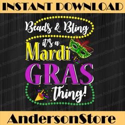 beads & bling, it's a mardi gras thing mardi gras festival, louisiana party, happy mardi gras png