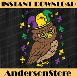 jester owl bird animal lover cute funny mardi gras carnival mardi gras festival, louisiana party, happy mardi gras png