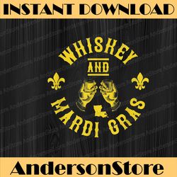 mardi gras and whiskey funny new orleans mardi gras festival, louisiana party, happy mardi gras png