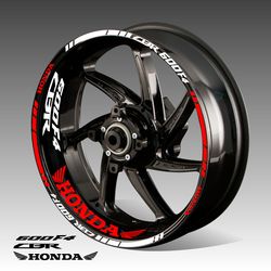 Honda CBR 600F4 decals wheel stickers motorcycle decals cbr 600f4 rim stripes vinyl tape
