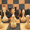 oredezh soviet old wooden chess pieces set big
