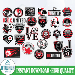 mls logo dc united, dc united svg, vector dc united, clipart dc united, football kit dc united, svg, dxf, png, soccer