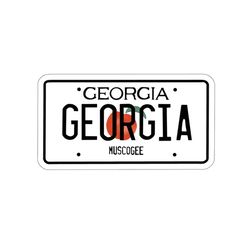 georgia license plate vinyl decal | georgia sticker | laptop sticker | water bottle sticker | ga sticker