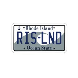 rhode island license plate vinyl decal | rhode island sticker | laptop sticker | water bottle sticker | ri sticker