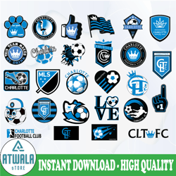 mls logo charlotte fc, charlotte fc svg, vector charlotte fc, clipart charlotte fc, football kit charlotte fc, svg, dxf