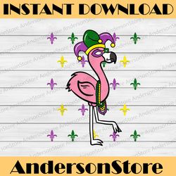mardi gras flamingo carnival parade costume mardi gras festival, louisiana party, happy mardi gras png