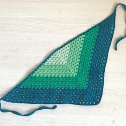 Cottage core crochet kerchief