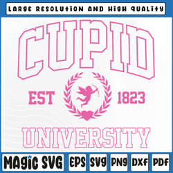 Cupid University svg, Valentine svg, Valentines Day T Shirt Design, Love, Cupid, Valentine Day, Digital Download