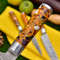 Handmade Damascus Steel Kitchen Knives set, Chef knife set, Steak knife, Bar B Q 2.jpg