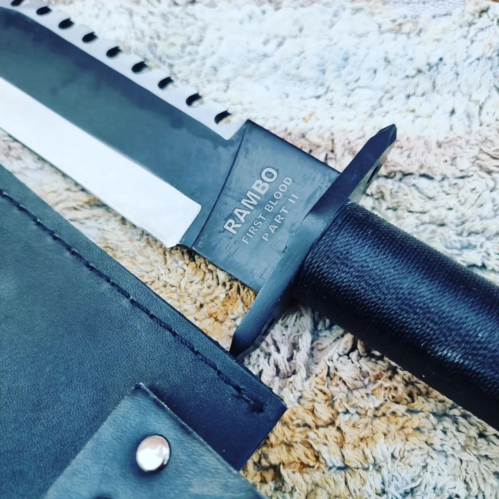 Rambo knife,Hand Engraved Knife, Decoration Knife, Hunting knife.jpg