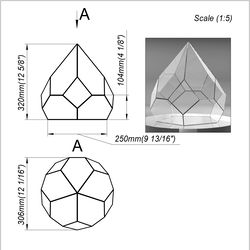 project 387. stained glass printable pattern. brillant3d