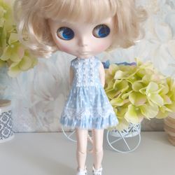 Dress for doll Blythe, mini Paola Reina