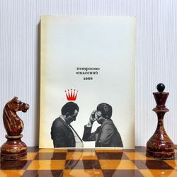 Vintage Soviet Chess Book Petrosyan vs Spassky 1969. World Match