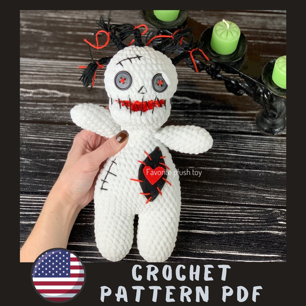 Crochet dammit doll on sale