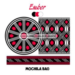 CROCHET PATTERNS /Tapestry Crochet bag PATTERN / Wayuu mochila bag /Fire 743