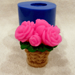 flower basket - silicone mold