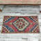 pink blue mat, small rug, eco friendly mat, kids shower rug, kitchen rug, bath mat runner, turkish vintage rug, boho rug05.jpg