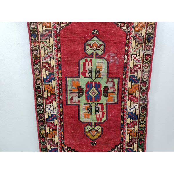 Mini Oushak, Fringed Rug, Anatolian Rug, Turkish Rug, Bath Rug, Handmade Rug, Vintage Rug, Floor Rug,04.jpg