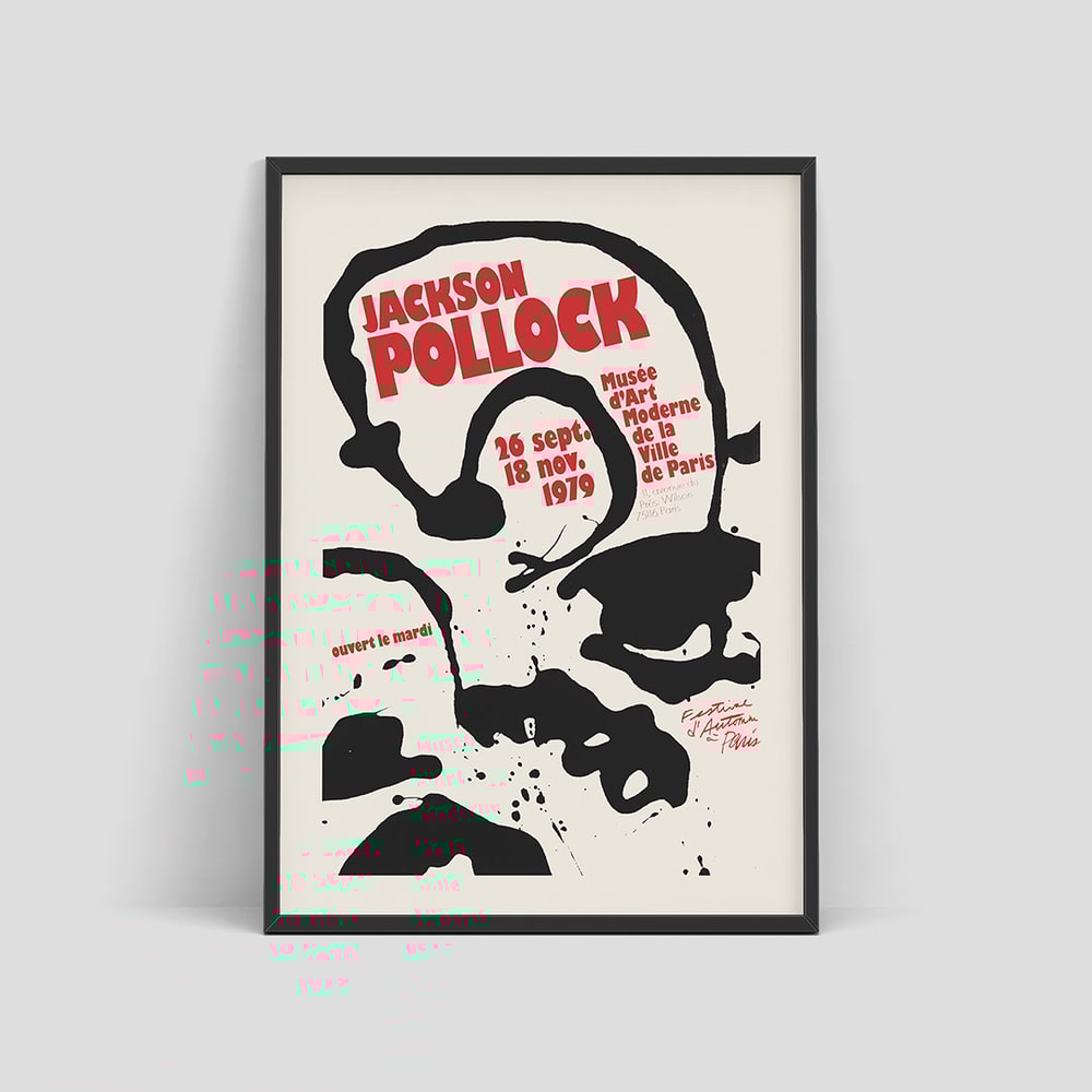 Jackson Pollock - Exhibition poster for National Museum of Modern Art.jpg