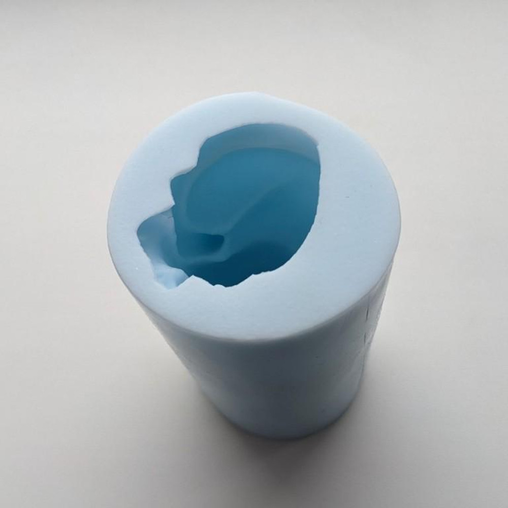 Cat with pendant silicone mold