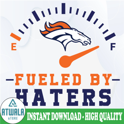 fueled by haters broncos svg and png files