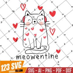 Happy Meowentines Shirt,Funny Valentines Shirt,Shirt For Cat Lovers,Happy Valentine Gift,Valentines Cat Shirt,Cat Tee,Me