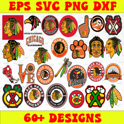 Bundle 28 Files Chicago Blackhawks Hockey Team Svg, Chicago Blackhawks Svg, NHL Svg, NHL Svg, Png, Dxf, Eps
