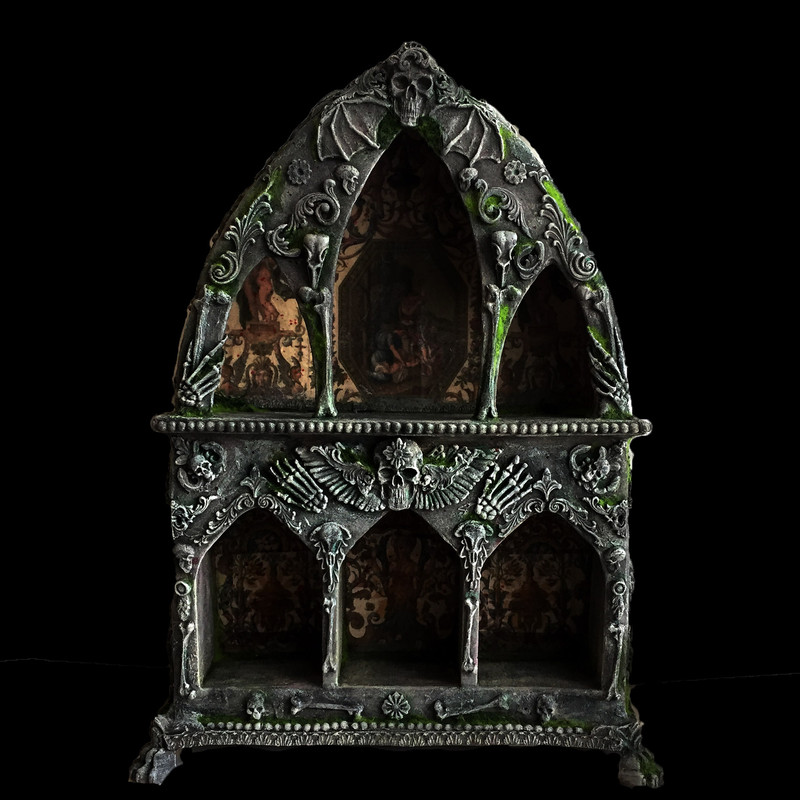 coffin book, creepy decor, Gothic box, Dark Art, Gothic Cathedral, Dark Church, Creepy Closet, Cemetery decor 24.jpg