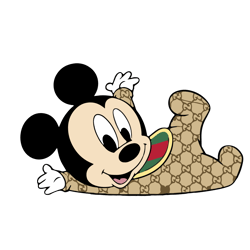 gucci mickey baby disney svg, gucci brand logo svg, gucci logo svg, fashion logo svg, file cut digital download