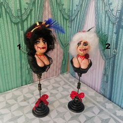 Halloween Mannequins. Dollhouse Miniature.1:12 Scale.