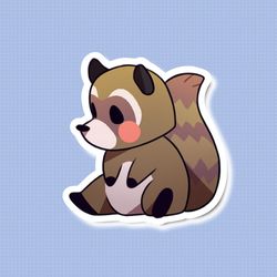 cute raccoon !super adorable kawaii trash panda friend-for laptop, planner, phone case, journal