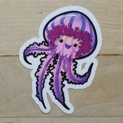 super adorable kawaii jellyfish friend-for laptop, planner, phone case, journal
