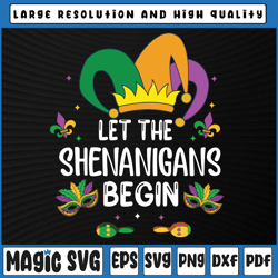let the shenanigans begin mardi gras svg, mardi gras carnival party svg, mardi gras carnival, digital download