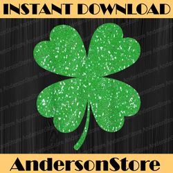 glitter clover shamrock st patricks day png sublimation designs