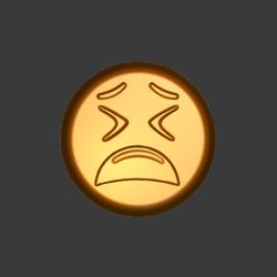 Emoji Exhausted stl FILE