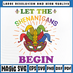 funny let the shenanigans begin png, cool mardi gras masquerade png, mardi gras carnival, digital download
