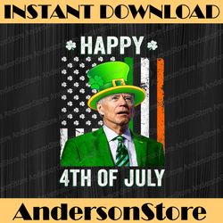 happy 4th of july joe biden st patricks day leprechaun hat png sublimation designs