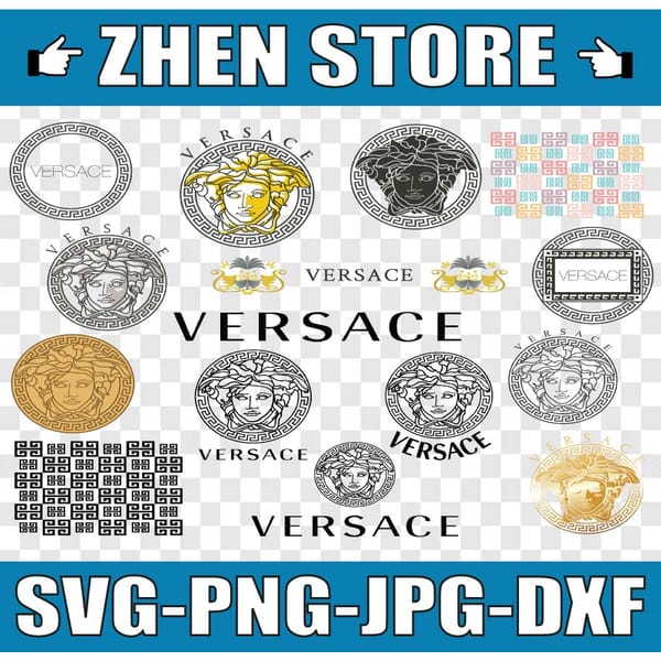 Versace svg, Versace logo svg, Pattern svg, Versace logo des - Inspire ...