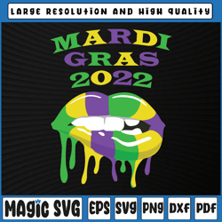 biting lips mardi gras svg png, lips yellow green purple svg, mardi gras carnival, digital download